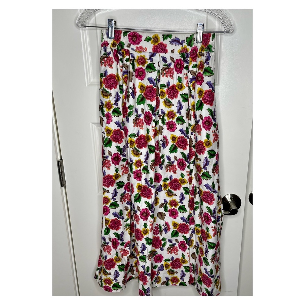 80’s Vintage floral skirt
